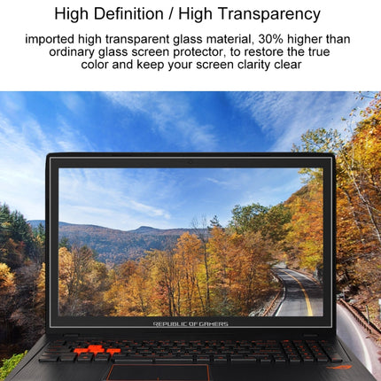 Laptop Screen HD Tempered Glass Protective Film for ASUS ROG GL553VD 15.6 inch, For ASUS ROG GL553VD 15.6 inch
