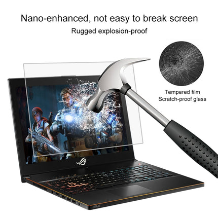 Laptop Screen HD Tempered Glass Protective Film for ASUS ROG GU501 15.6 inch, For ASUS ROG GU501 15.6 inch