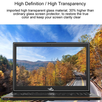 Laptop Screen HD Tempered Glass Protective Film for ASUS ROG GU501 15.6 inch, For ASUS ROG GU501 15.6 inch