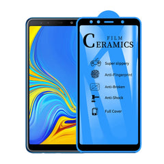 25 PCS 2.5D Full Glue Full Cover Ceramics Film for Galaxy A7 (2018), For Galaxy A7 (2018) (25 PCS)