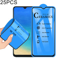 25 PCS 2.5D Full Glue Full Cover Ceramics Film for Galaxy A40, For Galaxy A40 (25 PCS)