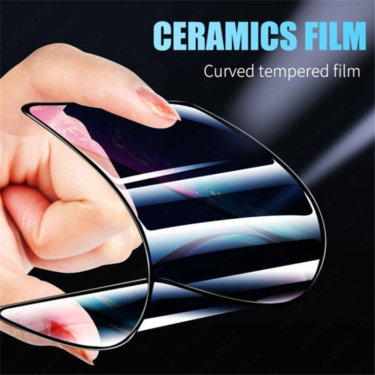 25 PCS 2.5D Full Glue Full Cover Ceramics Film for iPhone 6, For iPhone 6 (Black)(25 PCS)