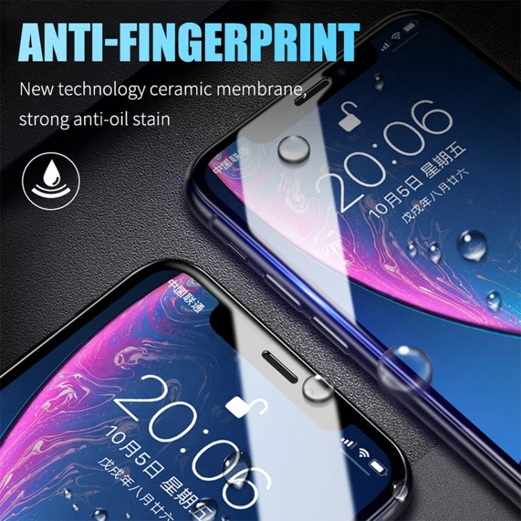 25 PCS 2.5D Full Glue Full Cover Ceramics Film for iPhone 6, For iPhone 6 (Black)(25 PCS)