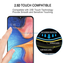 25 PCS Full Glue Full Cover Screen Protector Tempered Glass film for Galaxy A7 (2018), For Galaxy A7 (2018) (25 PCS)