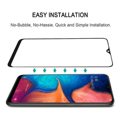 25 PCS Vollkleber Vollabdeckung Displayschutzfolie aus gehärtetem Glas für Galaxy A20e, Für Galaxy A20e