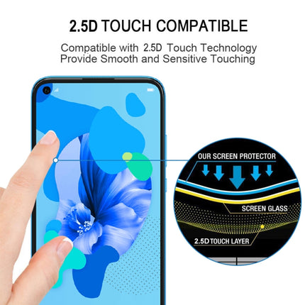 Full Glue Full Cover Screen Protector Tempered Glass film for Huawei Nova 5i, For Huawei Nova 5i