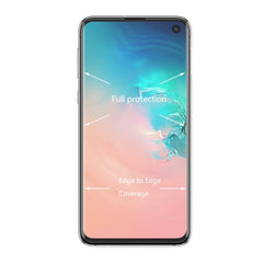 Edge Glue 3D-Vollbildfolie aus gehärtetem Glas mit gebogenen Kanten für Galaxy S10, Entsperren per Fingerabdruck wird nicht unterstützt, für Galaxy S10 (25 Stück)