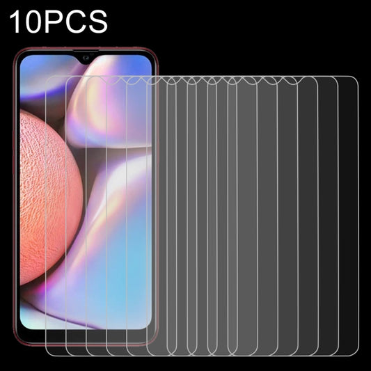 10 PCS 0.26mm 9H 2.5D Tempered Glass Film for Galaxy A10s, For Galaxy A10s (10 PCS)