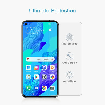 For Huawei Nova 5T 10 PCS 0.26mm 9H 2.5D Tempered Glass Film