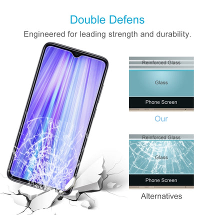 For Xiaomi Redmi Note 8 Pro 10 PCS 0.26mm 9H 2.5D Tempered Glass Film, For Xiaomi Redmi Note 8 Pro