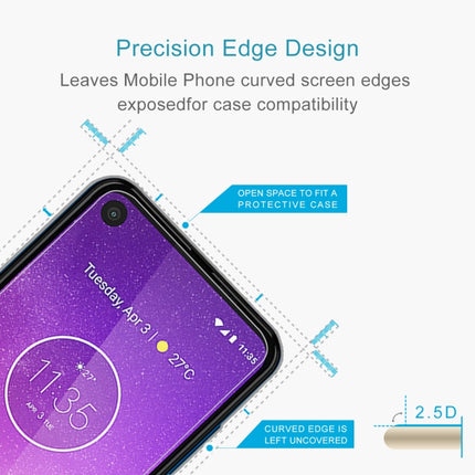 0.26mm 9H 2.5D Tempered Glass Film for Motorola One Vision, For Motorola One Vision (1 PCS)