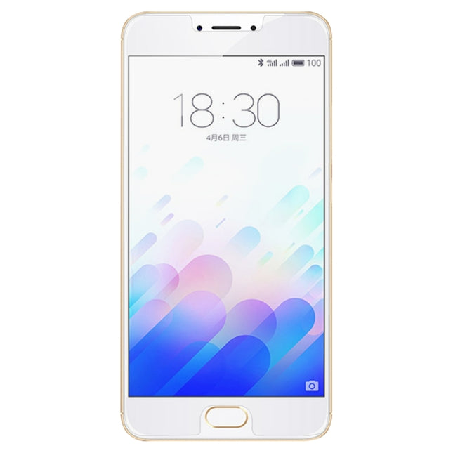 100 PCS for Meizu M3 Note / Meilan Note 3 0.26mm 9H Surface Hardness 2.5D Explosion-proof Tempered Glass Screen Film
