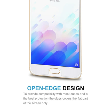 100 PCS for Meizu M3 Note / Meilan Note 3 0.26mm 9H Surface Hardness 2.5D Explosion-proof Tempered Glass Screen Film