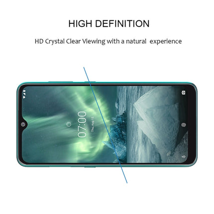 For Nokia 7.2 Full Glue Full Cover Screen Protector Tempered Glass film , For Nokia 7.2