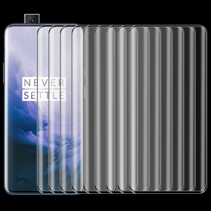 25 PCS 9H Full Screen Curved Edge Tempered Glass Film for OnePlus 7 Pro