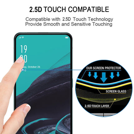 Full Cover Screen Protector Tempered Glass Film for OPPO Reno 2, For OPPO Reno 2