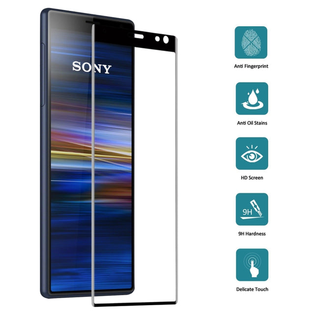 9H 3D Curved Full Screen Tempered Glass Film for Sony Xperia 10