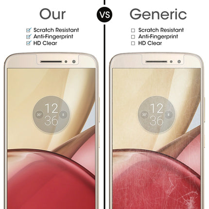 0.26mm 9H 2.5D Tempered Glass Film for Motorola Moto M, For Moto M