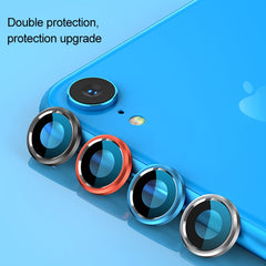 For iPhone XR Titanium Alloy Metal Camera Lens Protector Tempered Glass Film, For iPhone XR (1 PC), For iPhone XR