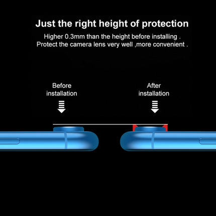 For iPhone XR Titanium Alloy Metal Camera Lens Protector Tempered Glass Film, For iPhone XR (1 PC), For iPhone XR