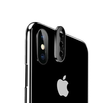 For iPhone XS Max Titanium Alloy Metal Camera Lens Protector Tempered Glass Film, For iPhone XS Max (Black)(1 PC), For iPhone XS Max (Gold)(1 PC), For iPhone XS Max (Silver)(1 PC)