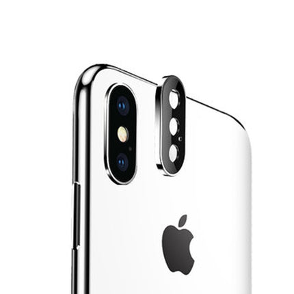 For iPhone XS Max Titanium Alloy Metal Camera Lens Protector Tempered Glass Film, For iPhone XS Max (Black)(1 PC), For iPhone XS Max (Gold)(1 PC), For iPhone XS Max (Silver)(1 PC)