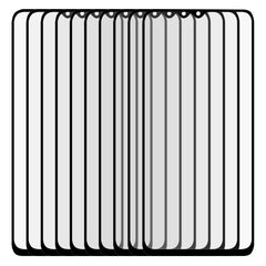 25 PCS For OPPO Reno 3 / Reno3 Youth Full Glue Full Cover Screen Protector Tempered Glass Film