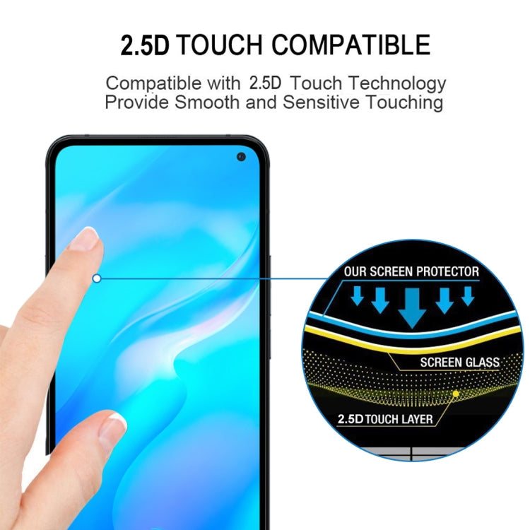 25 PCS For Vivo X30 Full Glue Full Cover Screen Protector Tempered Glass Film