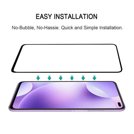 For Xiaomi Redmi K30 Full Glue Full Cover Screen Protector Tempered Glass Film, For Xiaomi Redmi K30 (1 PC)