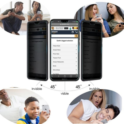 Full Cover Anti-spy Tempered Glass Film for Huawei P30