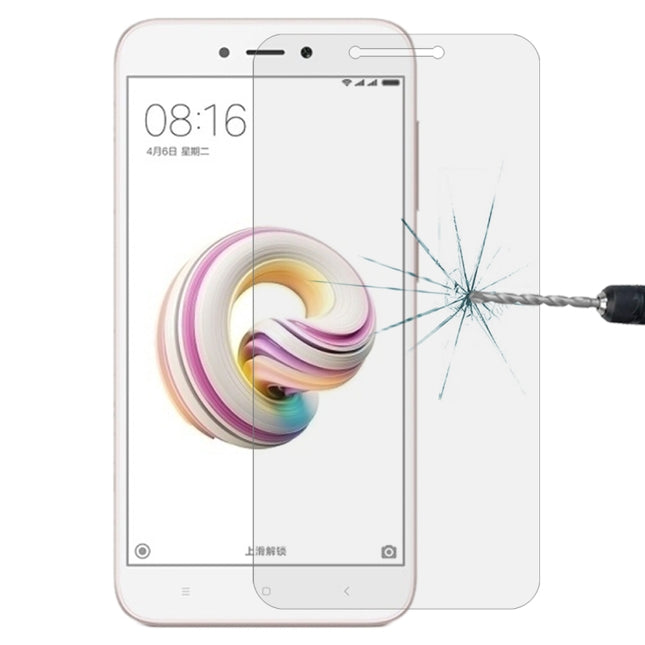 For Xiaomi Redmi 5A 0.26mm 9H Surface Hardness 2.5D Curved Edge Tempered Glass Screen Protector, For Redmi 5A