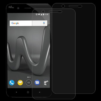 2 PCS for Wiko Harry 0.26mm 9H Surface Hardness 2.5D Curved Edge Tempered Glass Screen Protector