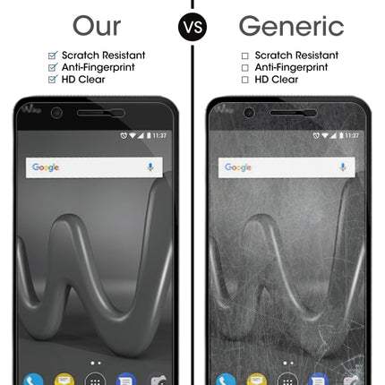 2 PCS for Wiko Harry 0.26mm 9H Surface Hardness 2.5D Curved Edge Tempered Glass Screen Protector