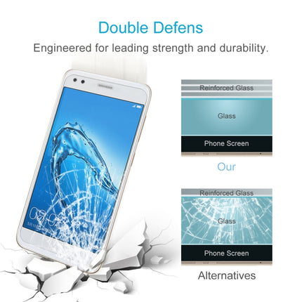 For Huawei Y6 Pro (2017) 0.26mm 9H Surface Hardness 2.5D Curved Edge Tempered Glass Screen Protector, For Y6 Pro (2017)