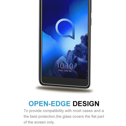 For Alcatel 1C 2.5D Non-Full Screen Tempered Glass Film, Alcatel 1C (1 PC)