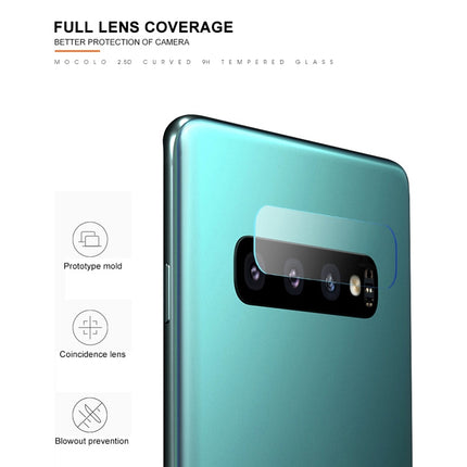 mocolo 0.15mm 9H 2.5D Round Edge Rear Camera Lens Tempered Glass Film for Galaxy S10+, Galaxy S10+