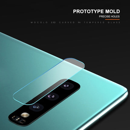 mocolo 0.15mm 9H 2.5D Round Edge Rear Camera Lens Tempered Glass Film for Galaxy S10, Galaxy S10