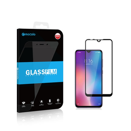 mocolo 0.33mm 9H 2.5D Full Glue Silk Print Tempered Glass Film for Xiaomi Mi 9 SE, For Xiaomi Mi 9 SE
