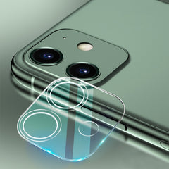 For iPhone 11 50pcs HD Rear Camera Lens Protector Tempered Glass Film, For iPhone 11(50 PCS)