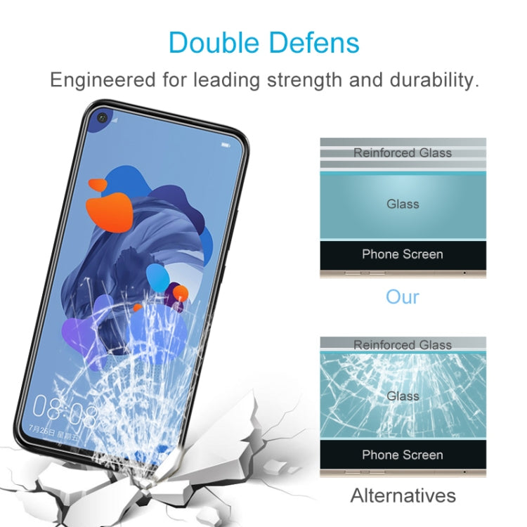 10 PCS For Huawei nova 5i Pro 9H 2.5D Screen Tempered Glass Film
