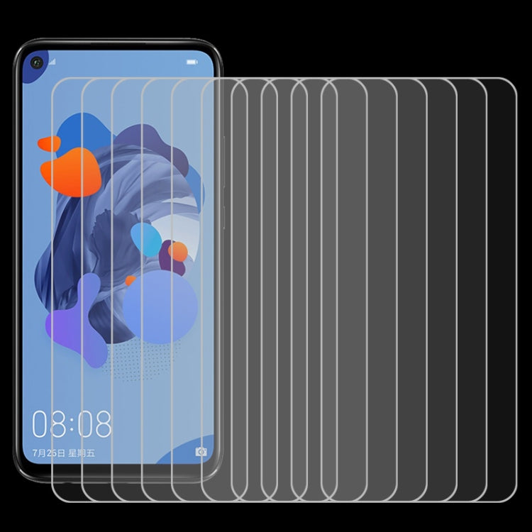10 PCS For Huawei nova 5i Pro 9H 2.5D Screen Tempered Glass Film