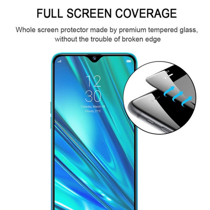 For OPPO Realme 5 Pro Full Glue Full Cover Screen Protector Tempered Glass Film, For OPPO Realme 5 Pro(1 PC)