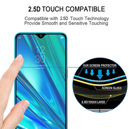 For OPPO Realme 5 Pro Full Glue Full Cover Screen Protector Tempered Glass Film, For OPPO Realme 5 Pro(1 PC)