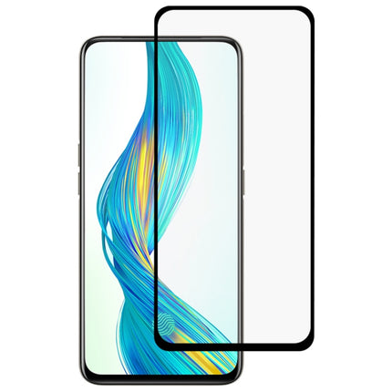 For OPPO Realme XT Full Glue Full Cover Screen Protector Tempered Glass Film, For OPPO Realme XT(1 PC)
