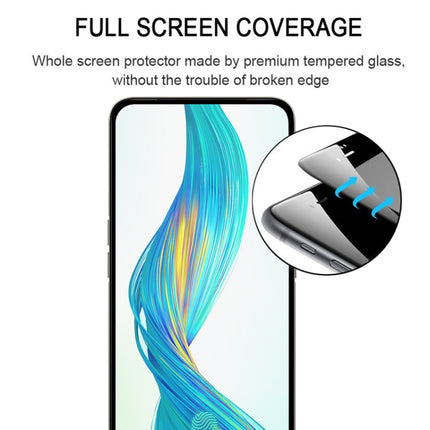 For OPPO Realme XT Full Glue Full Cover Screen Protector Tempered Glass Film, For OPPO Realme XT(1 PC)
