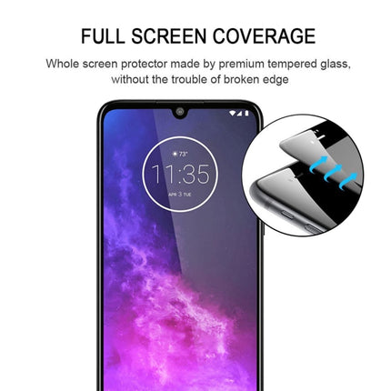 For Motorola One Zoom Full Glue Full Screen Tempered Glass Film