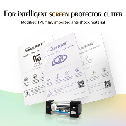 50 PCS 30 x 20cm Tablet Anti Blue-ray TPU Soft Hydrogel Film Supplies for Intelligent Protector Cutter, 30 x 20cm Anti Blue-ray Film