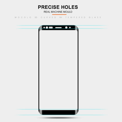 mocolo 0.33mm 9H 3D Curved Full Screen Tempered Glass Film for Galaxy S9, For Samsung Galaxy S9 (Curved)
