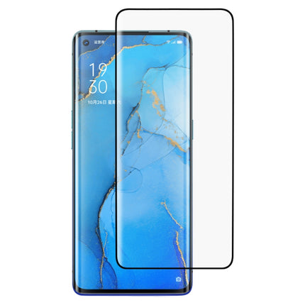 For OPPO Reno3 Pro 9H HD 3D Curved Edge Tempered Glass Film (Black), For OPPO Reno3 Pro(1 PC), For OPPO Reno3 Pro(Black)(1 PC)