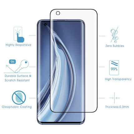 For Xiaomi Mi 10 Pro 5G 9H HD 3D Curved Edge Tempered Glass Film (Black), For Xiaomi Mi 10 Pro 5G(Black)(1 PC), For Xiaomi Mi 10 Pro 5G(1 PC)